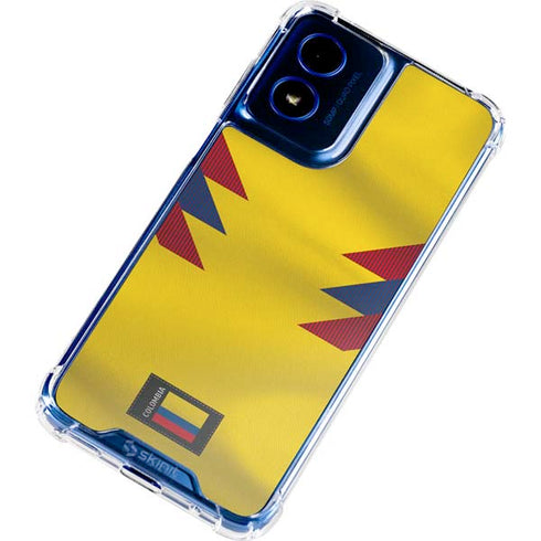 Colombia Soccer Flag Moto G 5G (2024) Clear Case